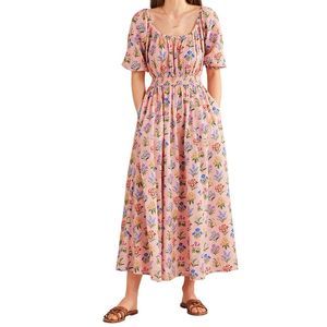 Boden Scoop Neck Midi Dress